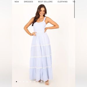 CAMILLE MAXI DRESS - BLUE